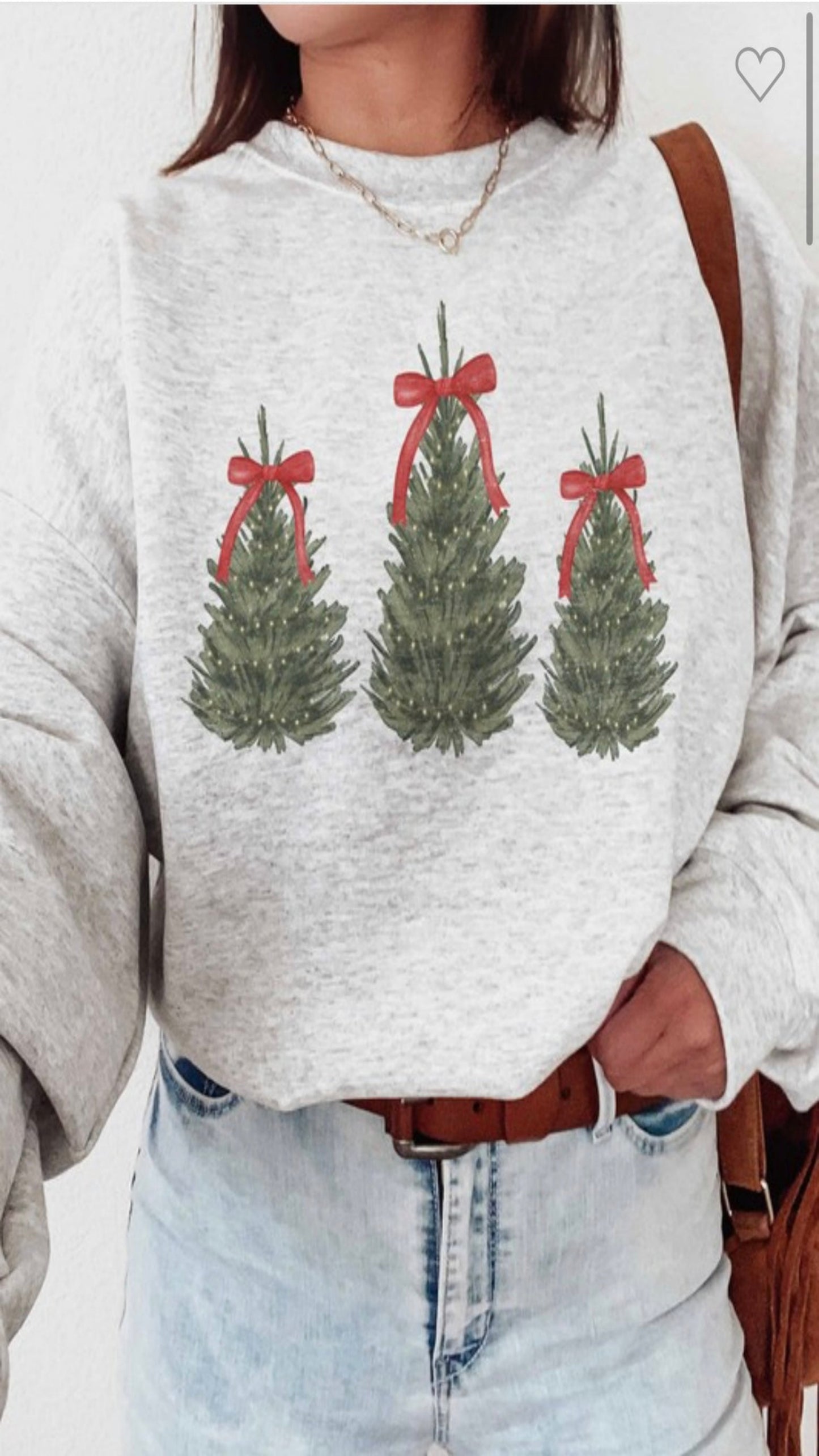 Christmas Tree Farm Sweatshirt - Ash