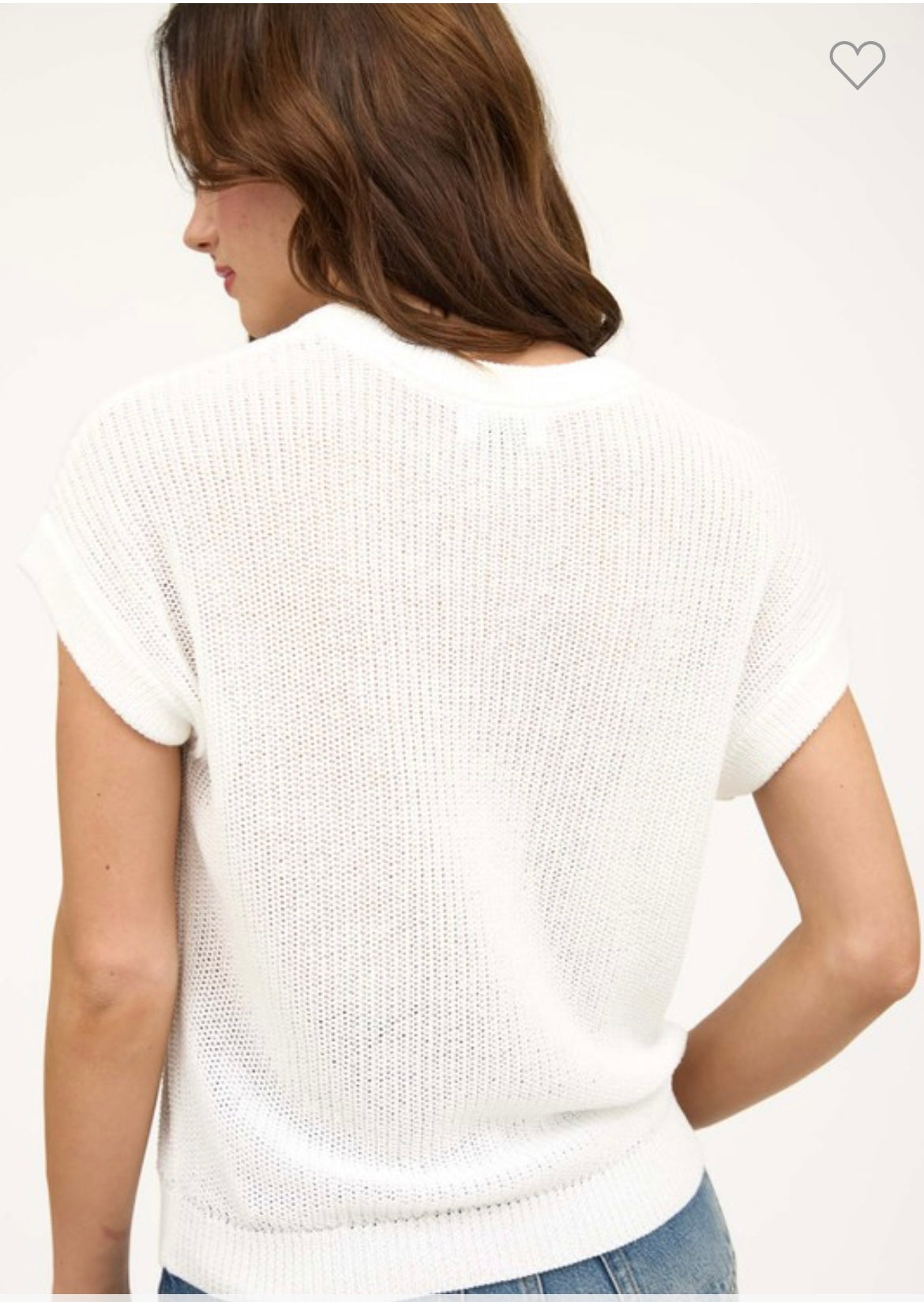 Siscilia Knit Top - White