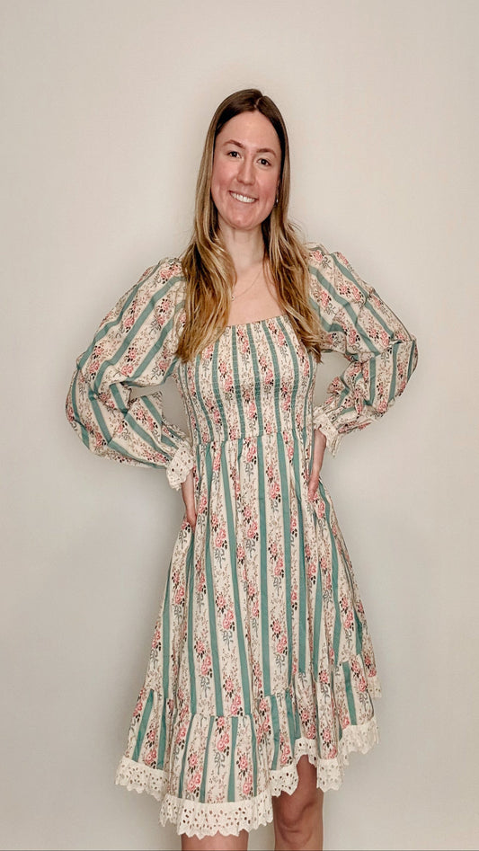 Sugar Cookie Dress - Dusted Olive