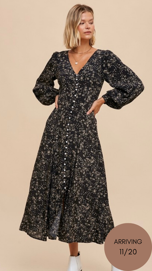 Into the Woods Maxi Dress