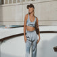 Cayson Two Piece Set - Dusty Blue