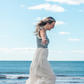 Chardonnay and Sunsets Maxi Dress - Navy