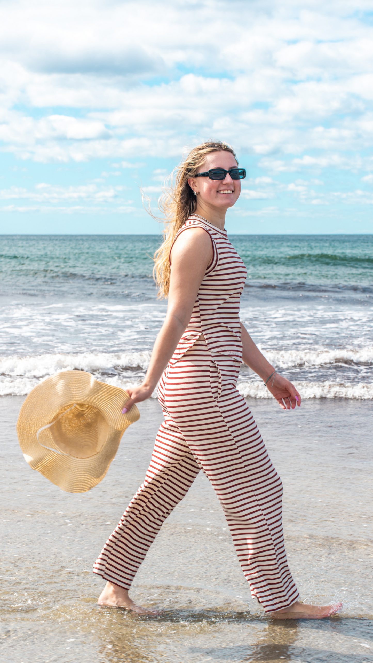 Nantucket Beaches Set - Burgundy