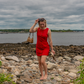Sunkissed Linen Dress - Red