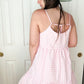 Samantha Checkered Dress - Pink