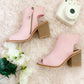 Chic Lifestyle Booties - Dusty Pink