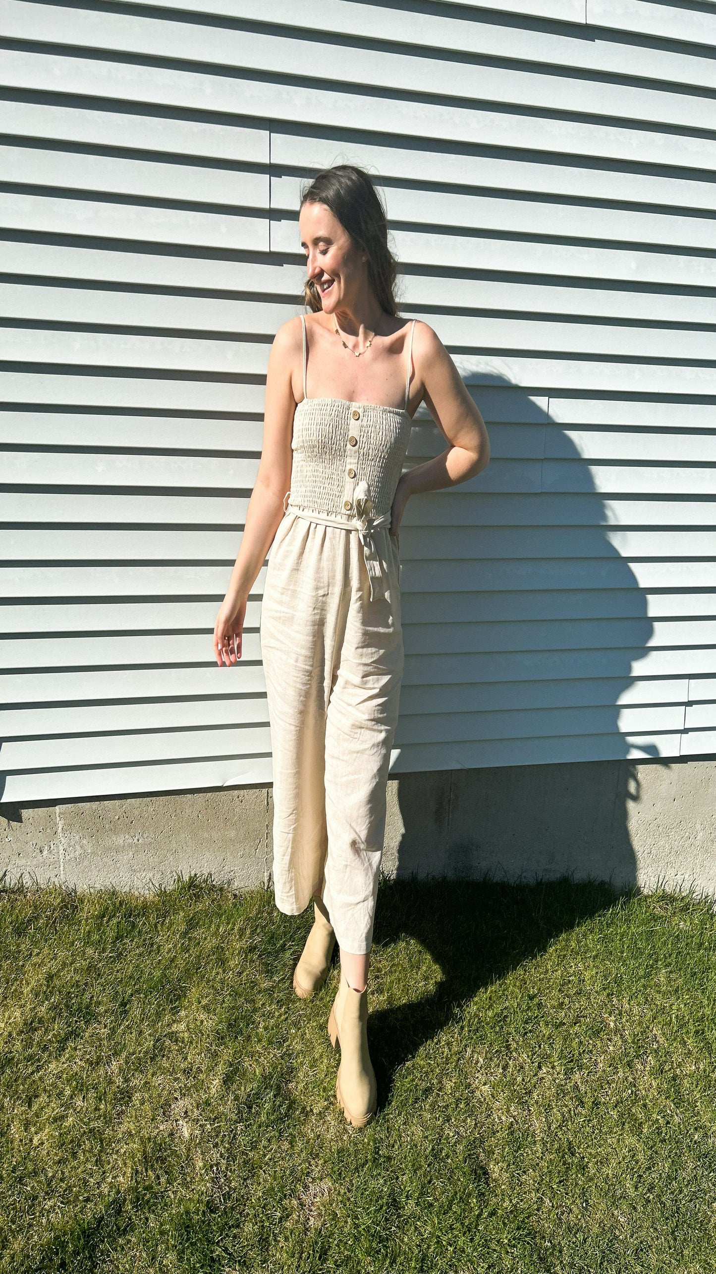 Molly Jumpsuit - Natural