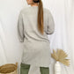 Kourtney Oversized Cardigan - Heather Grey