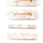 Uptown Girl Marble Hair Clips -Multi Color