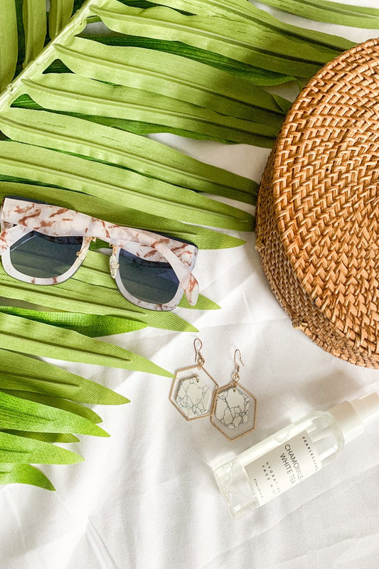 Summer Rewind Sunglasses - Muted Marble