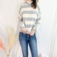 Cute and Cozy Stripe Sweater - Cream
