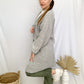 Kourtney Oversized Cardigan - Heather Grey